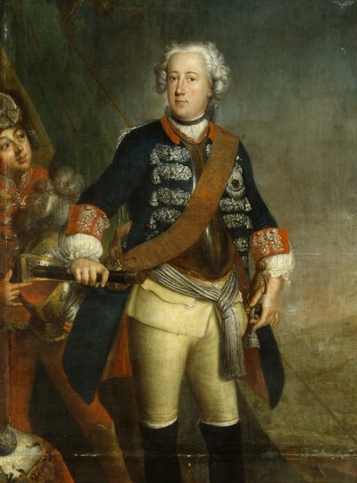 Frederick II as King by Antoine Pesne